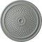 Ekena Millwork Trinity Ceiling Medallion (Fits Canopies up to 3"), 22"OD x 1 3/4"P, Primed White CM22TN - alternate 1